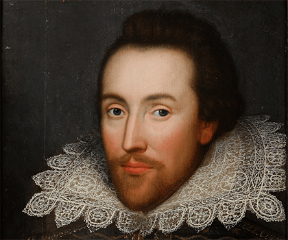 Портрет Вильяма Шекспира, хранящийся в семье Коббе