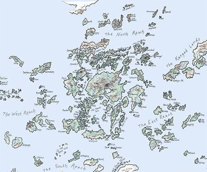 Карта Земноморья