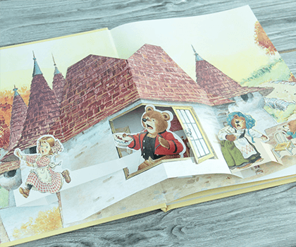 Печать детских книг из картона в типографии