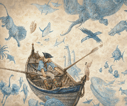 Иллюстрации из книги «Колыбельная для маленького пирата»