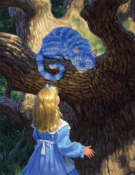 Иллюстрации из книги «Алиса в Стране чудес». Издательство «Эксмо»