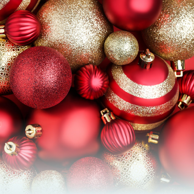 Шары и игрушки ёлочные