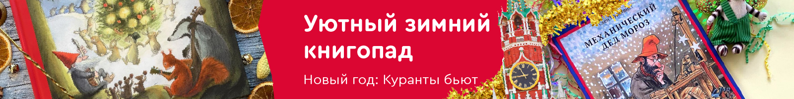 Уютный зимний книгопад