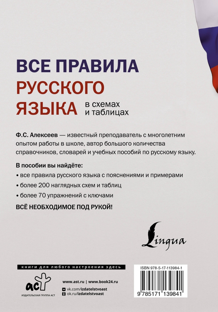Все правила русского языка в схемах и таблицах. 5-9 классы. Справочник к учебник