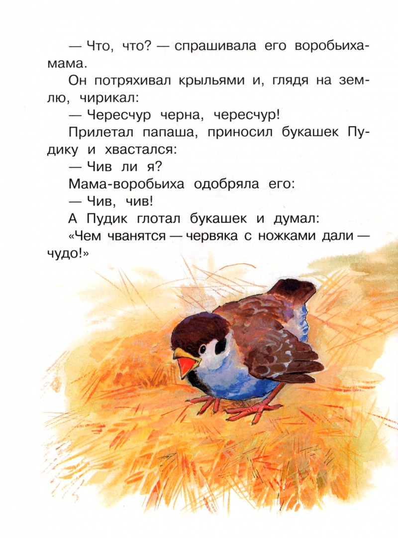 Воробьишка главная мысль