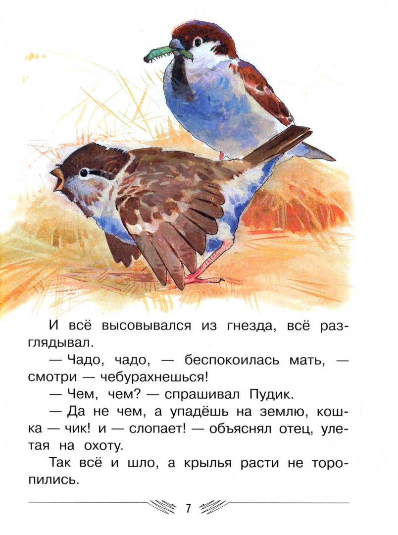 Воробьишка главная мысль