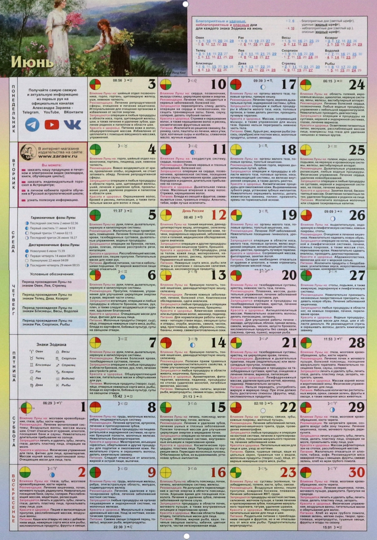 Календарь здоровья на 2024 год Календарь здоровья на каждый день 2024. Зараев А.В. - купить книгу с доставкой М